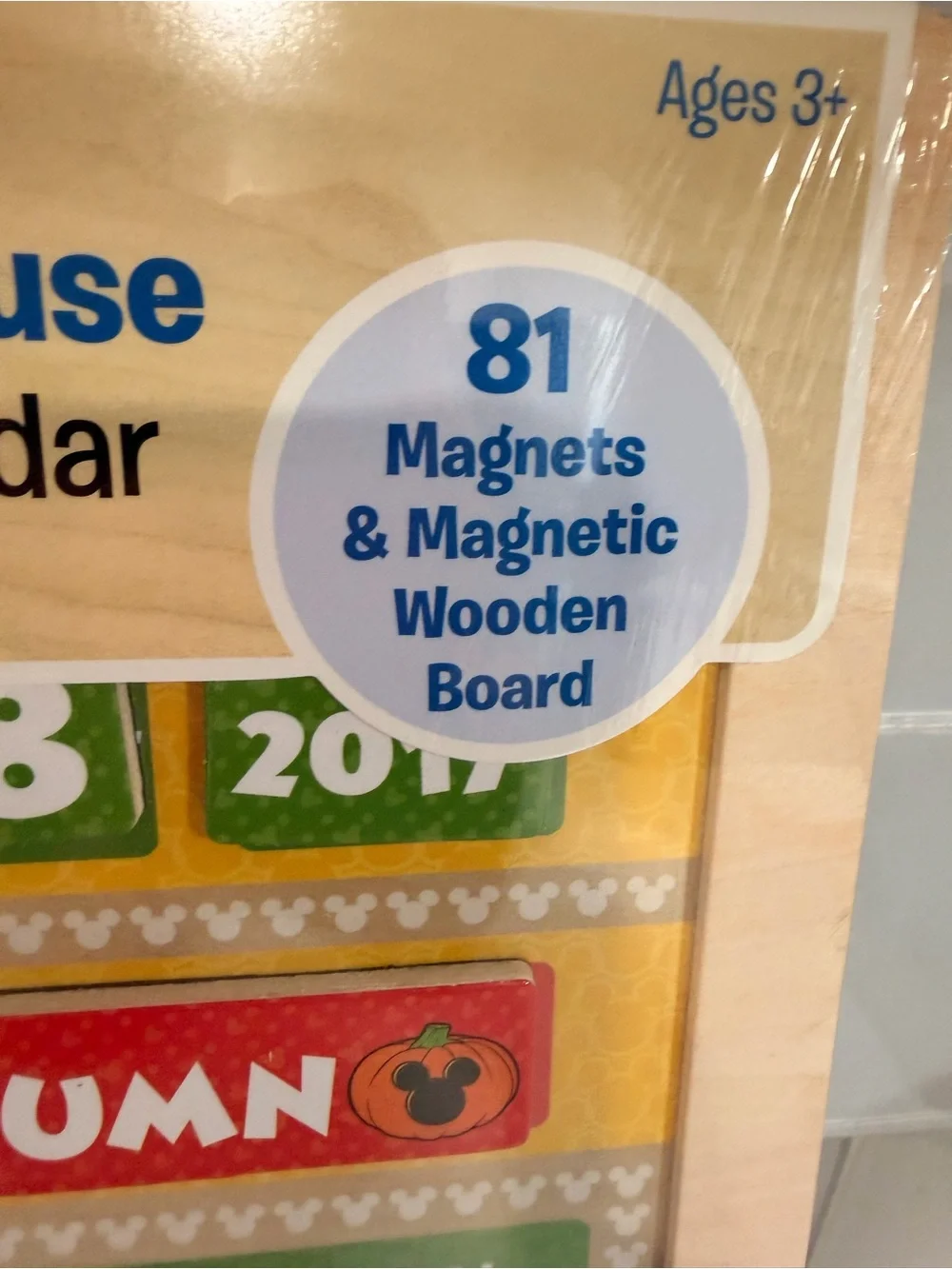 Brend New Melissa & Doug Disney Mickey Mouse Clubhouse Magnetic Daily Calendar